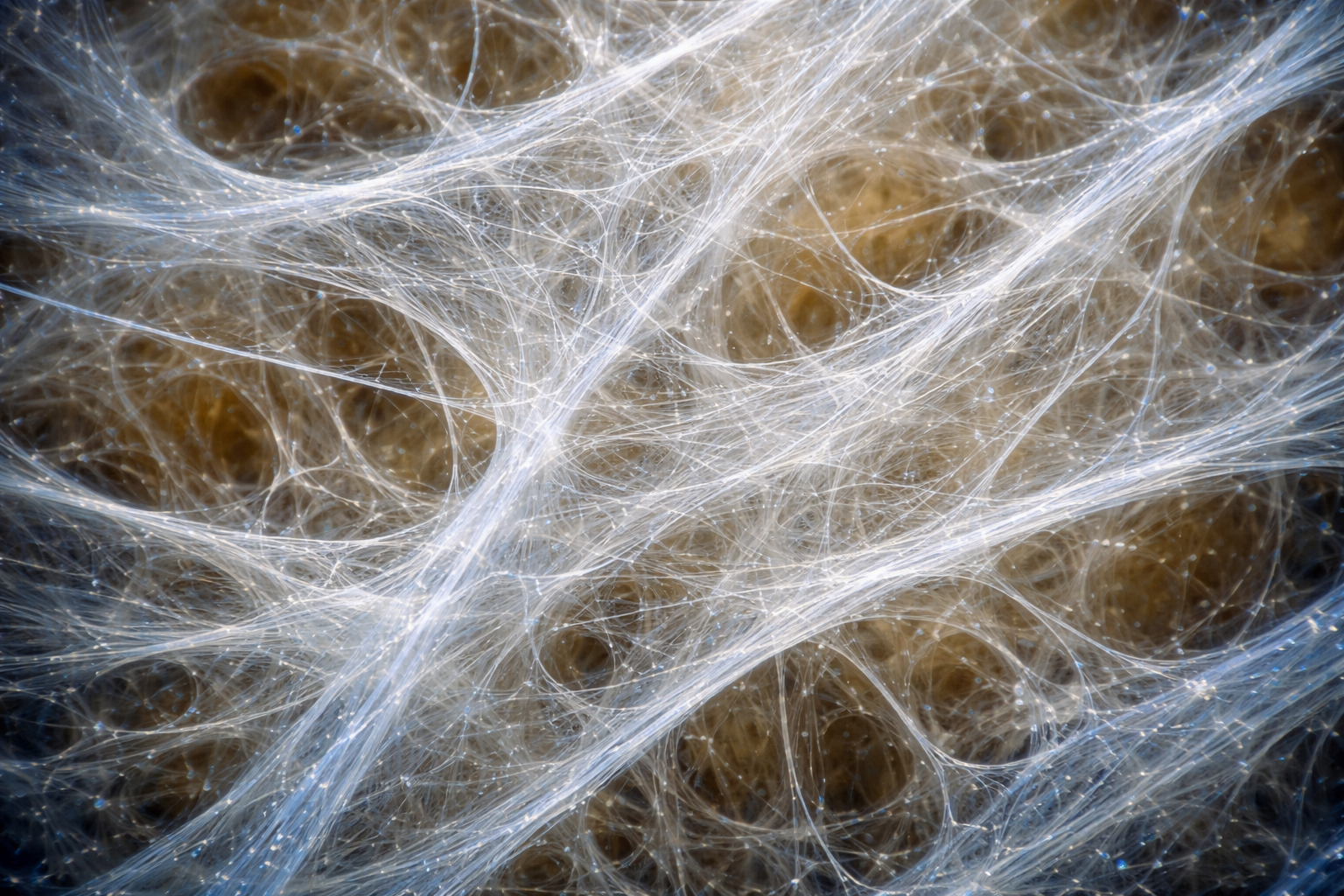 Illustration av kroppens fascianätverk